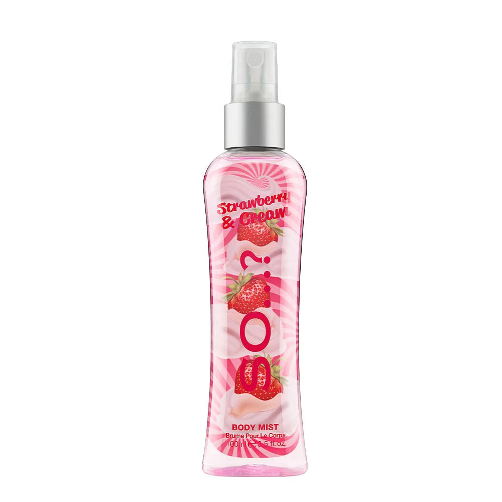SO...? FRAGRANCE Body Mist STRAWBERRY & CREAM 100ml