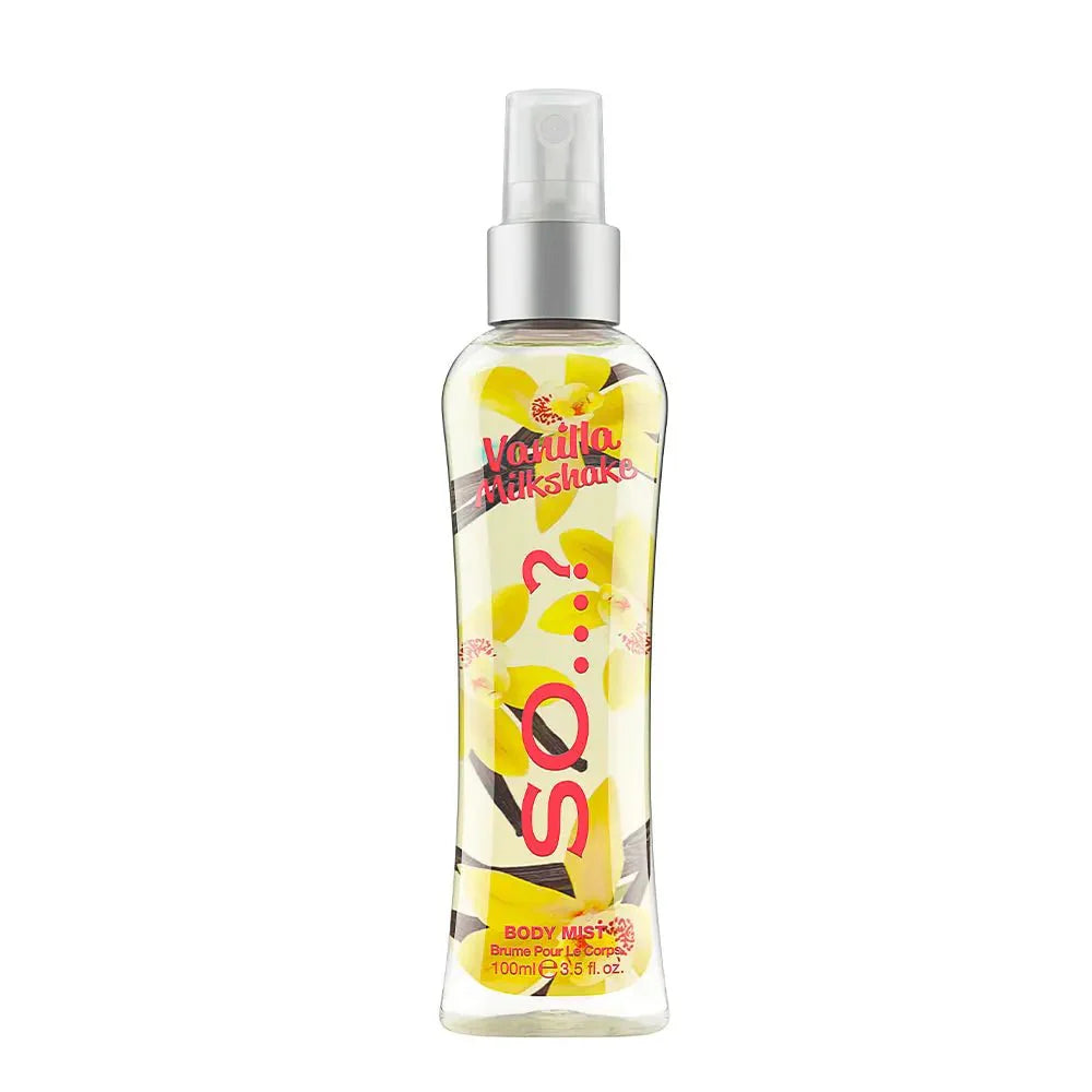 SO...? FRAGRANCE Body Mist VANILLA MILKSHAKE 100ml