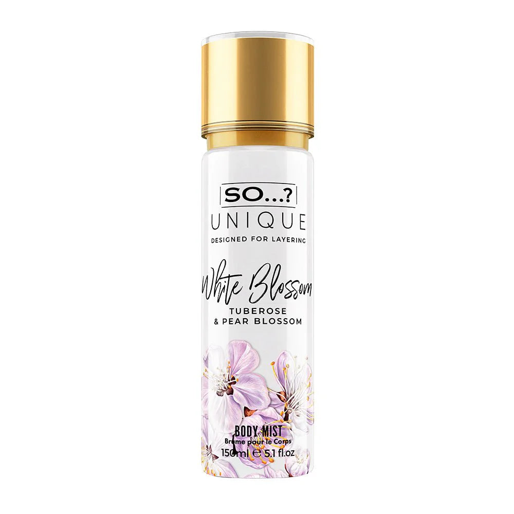 SO...? FRAGRANCE UNIQUE White Blossom 150ml acqua profumata per il corpo